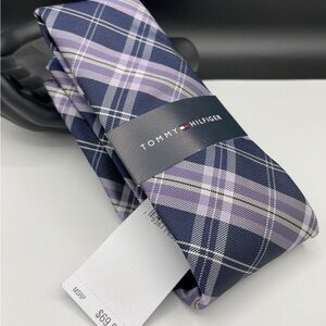NWT Tommy Hilfiger Men's Purple Plaid Tie